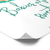 Niedliche Bunny Babys sind süß Poster (Ecke)