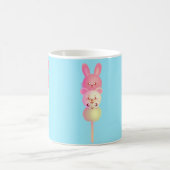 Niedliche Bunny-, Bär- und Frosch-Dango Kaffeetasse (Mittel)