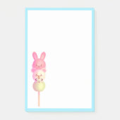 Niedliche Bunny-, Bär- und Frosch-Dango Post-it Klebezettel (Vorderseite)