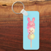 Niedliche Bunny-, Bär- und Frosch-Dango Schlüsselanhänger (Vorderseite)