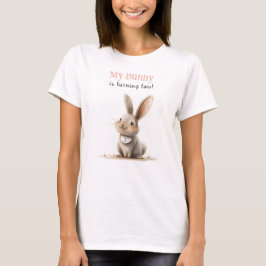 Niedliche Bunny Birthday Parent T-Shirt
