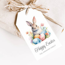 Niedliche Bunny Colorful Happy Oaster