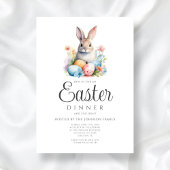 Niedliche Bunny Egg Jour und Osterfest Einladung