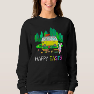 Niedliche Bunny Eggs Osterfest Camping Happy Oster Sweatshirt