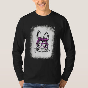 Niedliche Bunny Face Pink Buffalo Kariert Glasse g T-Shirt