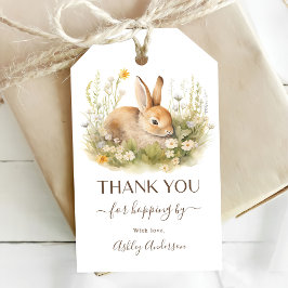 Niedliche Bunny Girl Geburtstagsparty Gift Tags Geschenkanhänger