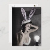 Niedliche Bunny Girl Postcard Postkarte (Vorne/Hinten)