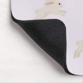 Niedliche Bunny Mouse Pad mit schönen Worten Mousepad (Ecke)