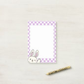 Niedliche Bunny Post-it-Notizen Post-it Klebezettel (Auf Schreibtisch)