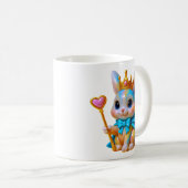 Niedliche Bunny Princess Kaffeetasse (VorderseiteRechts)