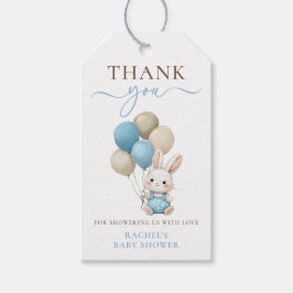 Niedliche Bunny Rabbit Balloons | Blue Boy Baby Du Geschenkanhänger