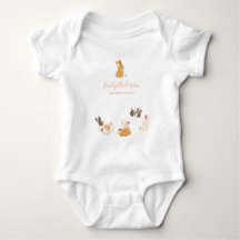 Niedliche Bunny Rabbit Birthday Baby Dusche Einlad