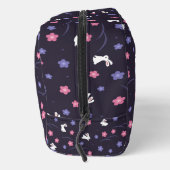 Niedliche Bunny Rabbit Muster Monogram Initialen L Waschbeutel (Rechts)