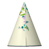 niedliche Bunny Safari Tiere Dschungel Blume Gebur Partyhütchen (Rückseite)