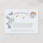 Niedliche Bunny Stars Rainbow Diaper Raffel Begleitkarte (Vorderseite)