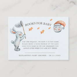 Niedliche Bunny Stars Rainbow Diaper Raffel Begleitkarte