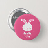 Niedliche Bunny Tanttie Button (Vorne & Hinten)