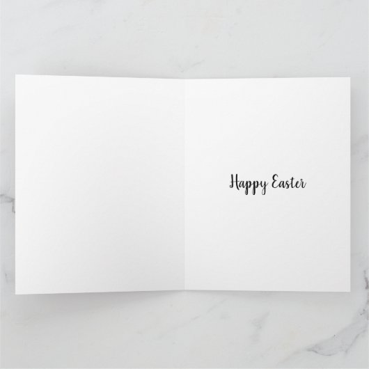 Niedliche Bunny und Jellyboans Happy Ostergruss Karte (Innenseite)