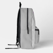 NIEDLICHE BUNNY VIOLET BLUME GRAU WHITE INDIVIDUEL BEDRUCKTER RUCKSACK (Links)