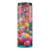 Niedliche Bunny Water Flasche - Adable Blue Rabbit (Rückseite)