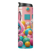 Niedliche Bunny Water Flasche - Adable Blue Rabbit (Nach rechts gedreht)