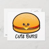 Niedliche Buns Postkarte (Vorne/Hinten)