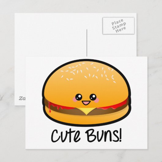 Niedliche Buns Postkarte (Vorne/Hinten)