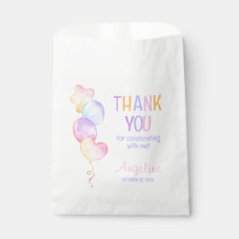 Niedliche bunt Balloon Kindergeburtstag Vielen Dan Geschenktütchen
