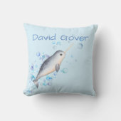 Niedliche bunt Bubbles Ocean Baby Boy Narwhal Kissen (Vorderseite)