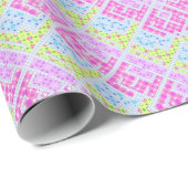 Niedliche bunt gürtelförmige Graffiti-Muster li Geschenkpapier (Rolleneckpunkt)