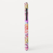 Niedliche, bunte abstrakte Blume Case-Mate iPhone Hülle (Hinten/Links)