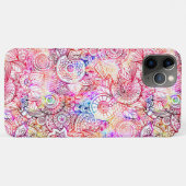 Niedliche, bunte abstrakte Blume Case-Mate iPhone Hülle (Rückseite (Horizontal))