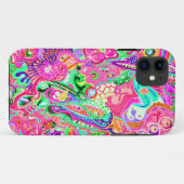 Niedliche bunte, abstrakte Mischmonster Case-Mate iPhone Hülle (Rückseite (Horizontal))