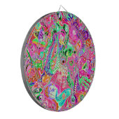 Niedliche bunte, abstrakte Monster Küche toben Dartscheibe (Vorderseite Links)