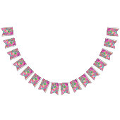 Niedliche bunte, abstrakte Monster Küche toben Wimpelkette (Alle)