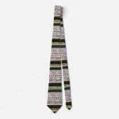 Niedliche bunte Aztec-Stammmuster Krawatte (Vorderseite)