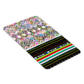 Niedliche bunte Aztec-Stammmuster Magnet (Rechte Seite)