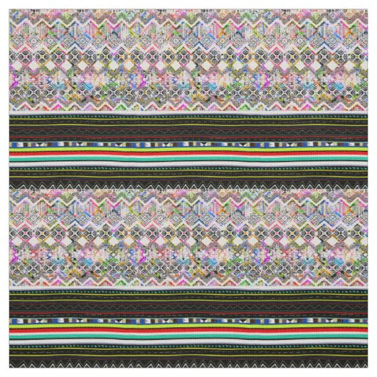 Niedliche bunte Aztec-Stammmuster Stoff (Muster)