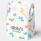 Niedliche bunte Ballontiere Geburtstagsparty Geschenkschachtel (Geöffnet)