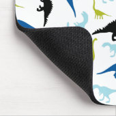 Niedliche bunte Dinosaurier-Mousepad Mousepad (Ecke)