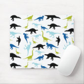 Niedliche bunte Dinosaurier-Mousepad Mousepad (Mit Mouse)