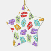 Niedliche bunte drehen Reinfälle um Keramik Ornament (Links)