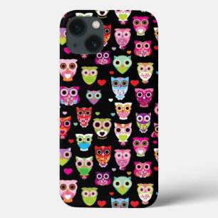 niedliche bunte Eule scherzt Muster Case-Mate iPhone Hülle