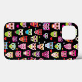 niedliche bunte Eule scherzt Muster Case-Mate iPhone Hülle (Rückseite (Horizontal))