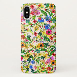 Niedliche, bunte Frühlingsblumen Blume Case-Mate iPhone Hülle