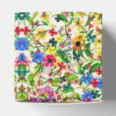 Niedliche, bunte Frühlingsblumen Blume Geschenkschachtel (Oben)