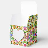 Niedliche, bunte Frühlingsblumen Blume Geschenkschachtel (Geöffnet)