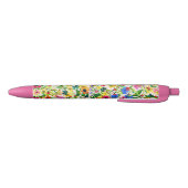 Niedliche, bunte Frühlingsblumen Blume Kugelschreiber (Unterseite)