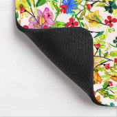 Niedliche, bunte Frühlingsblumen Blume Mousepad (Ecke)