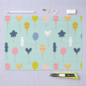 Niedliche Bunte Geburtstagsparty Balloon-Muster Seidenpapier (Handwerk)